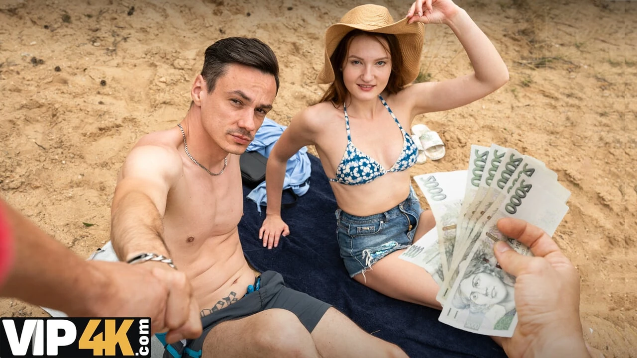 VIP4K. Anal sex by the lake after picking up a girl